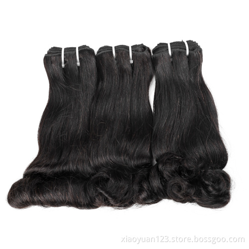Mayqueen Wholesale 10A Grade 100% Virgin Brazilian Hair Egg Curl Peruvian Virgin Hair Bundles with Lace Frontal Closure
